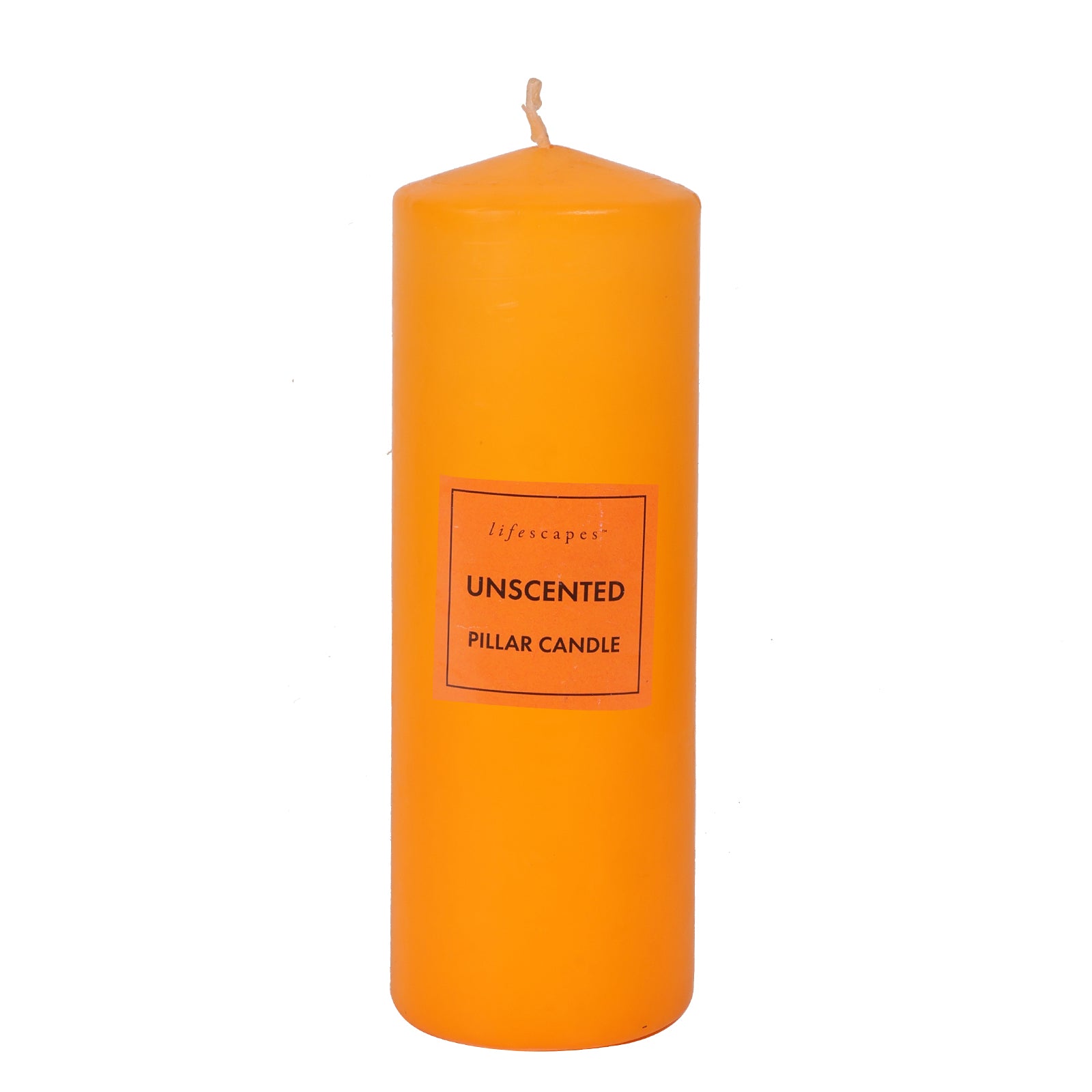 Lifescape Pillar Candle – Big (Orange)