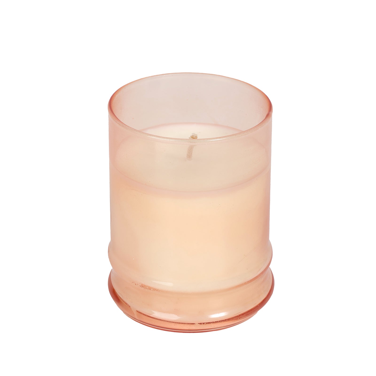 Peach and Basil Glass Candle