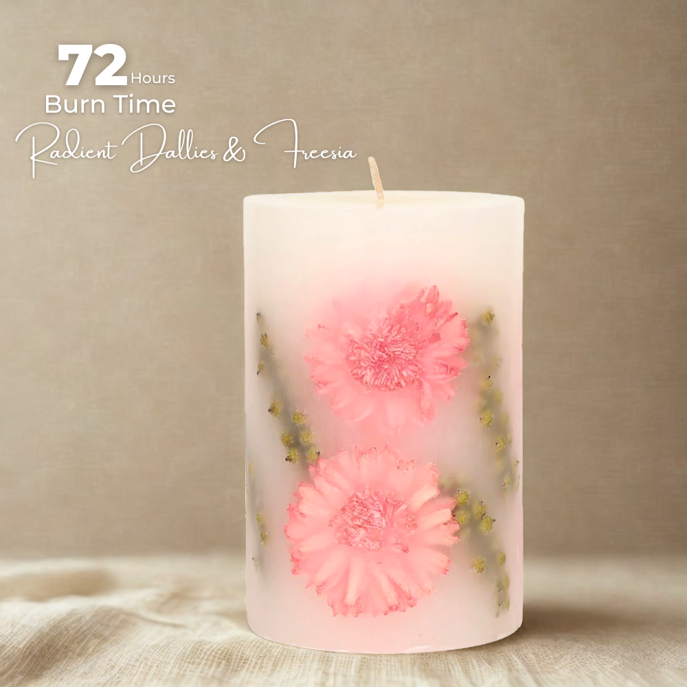 Petal Harmony Botanical Candle