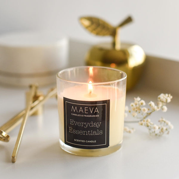 Buy Spa Clear Glass Candle Online | The Maeva Store