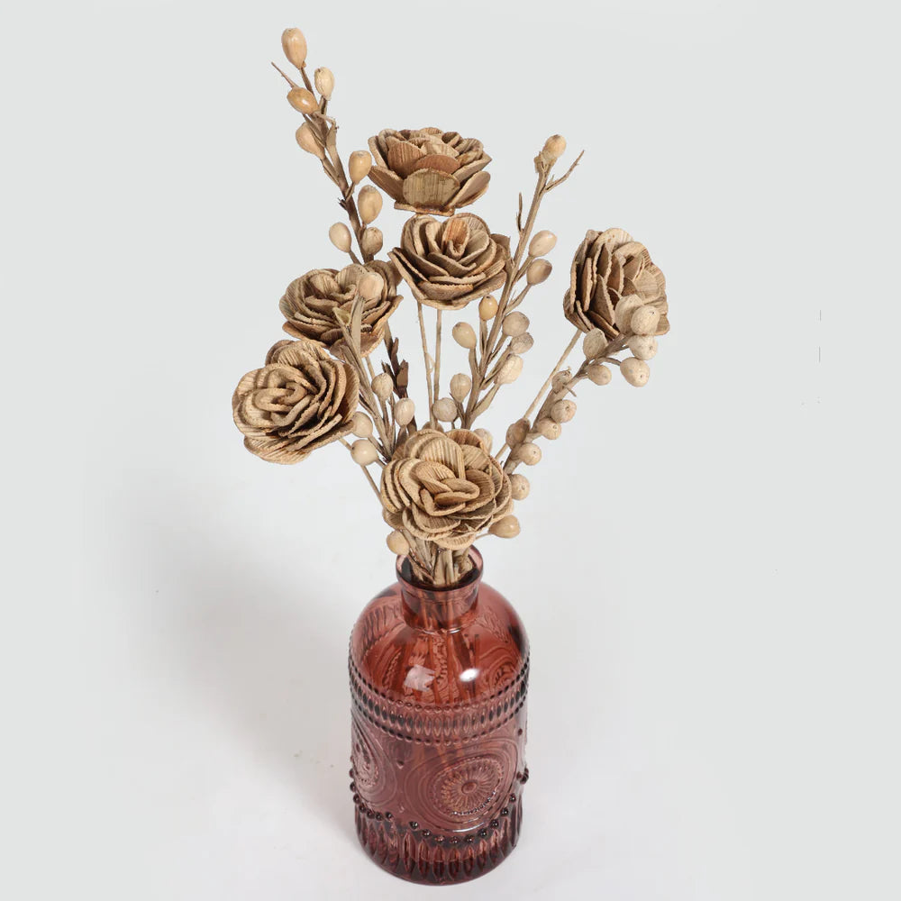 Embossed Flower Vase