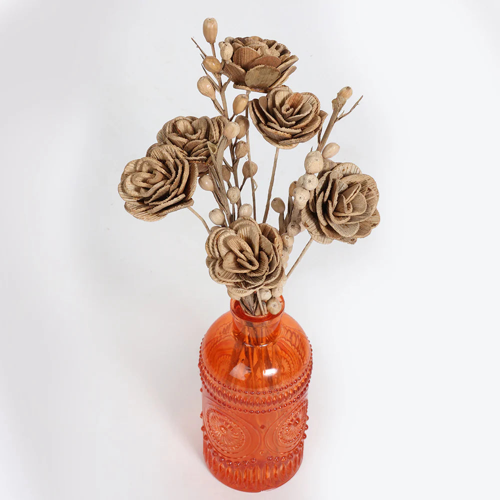 Embossed Flower Vase