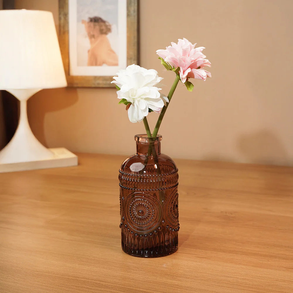 Embossed Flower Vase