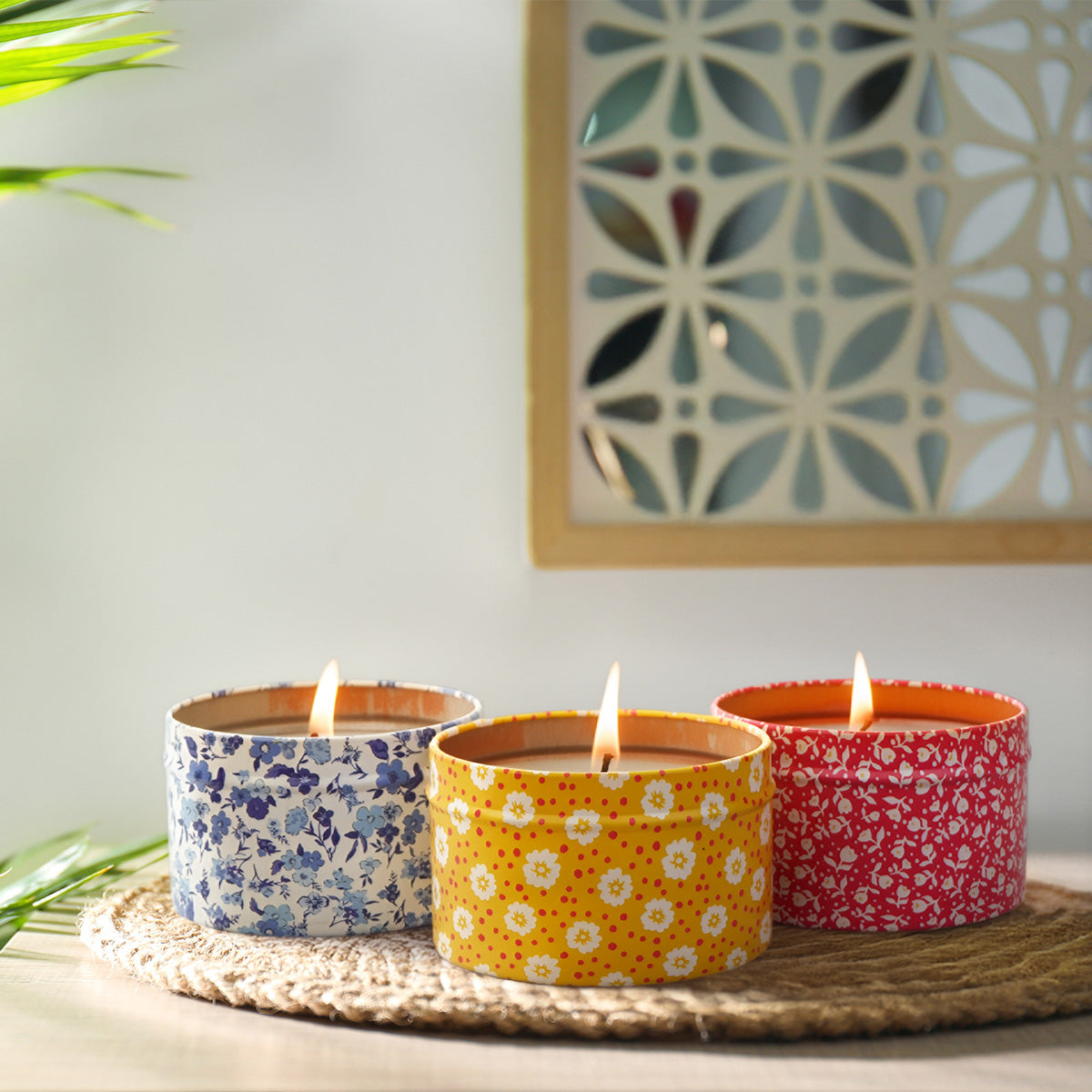 Lifescapes Tin Candles - Pack of 3