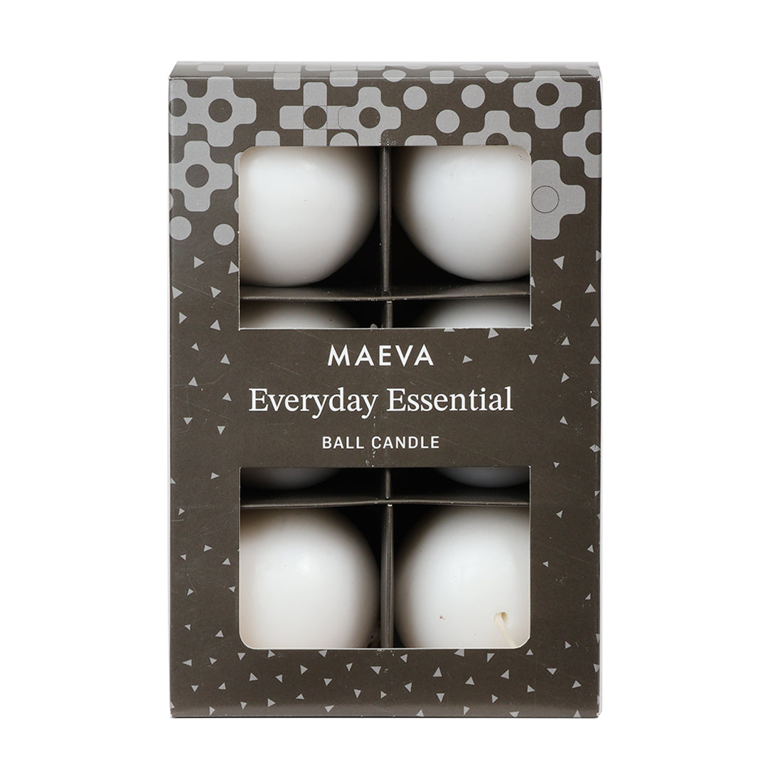 Ball Candles - Pack of 6