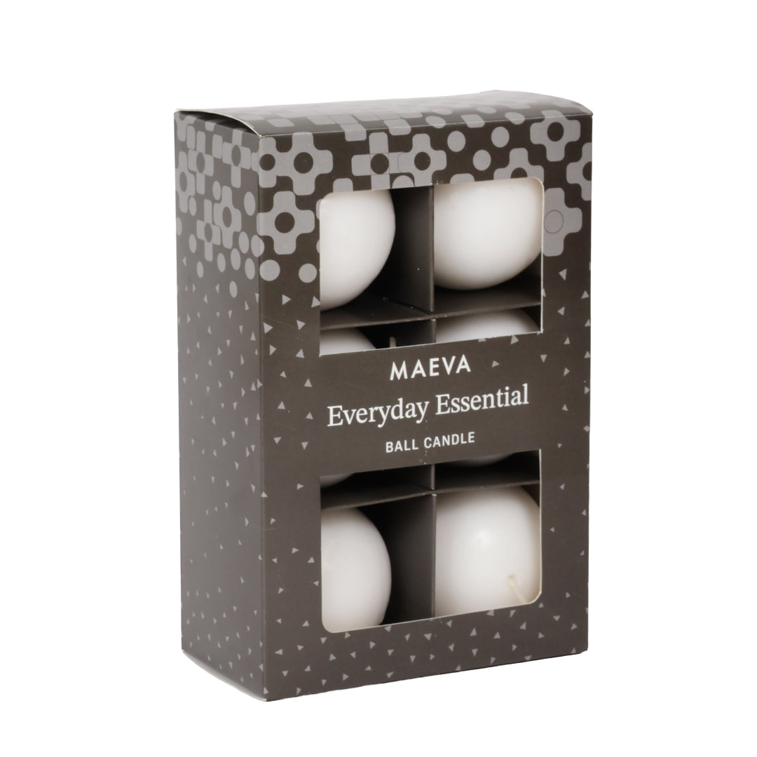 Ball Candles - Pack of 6