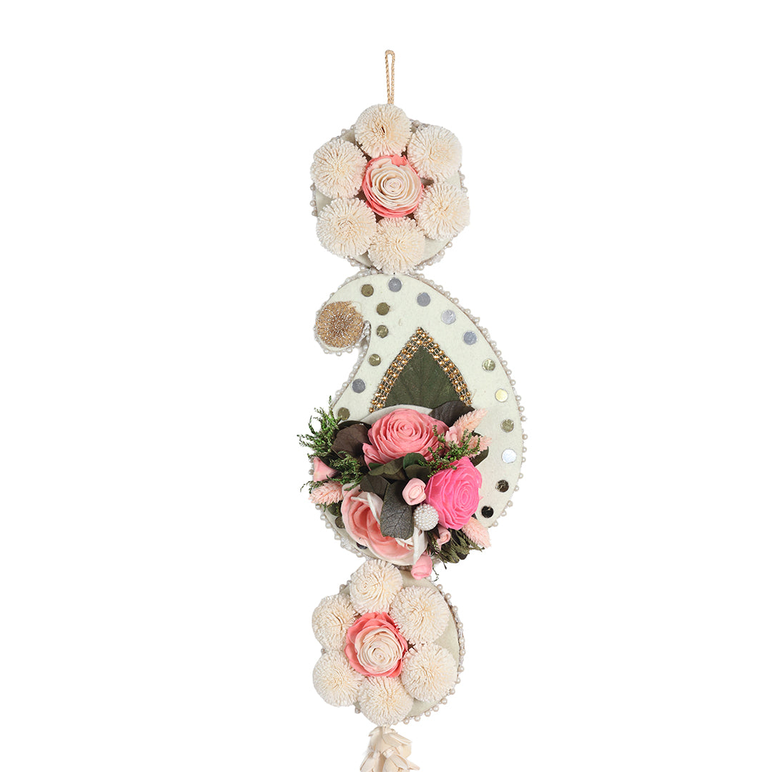 MIsha Dried Botanical Door Hanging -Set of 2