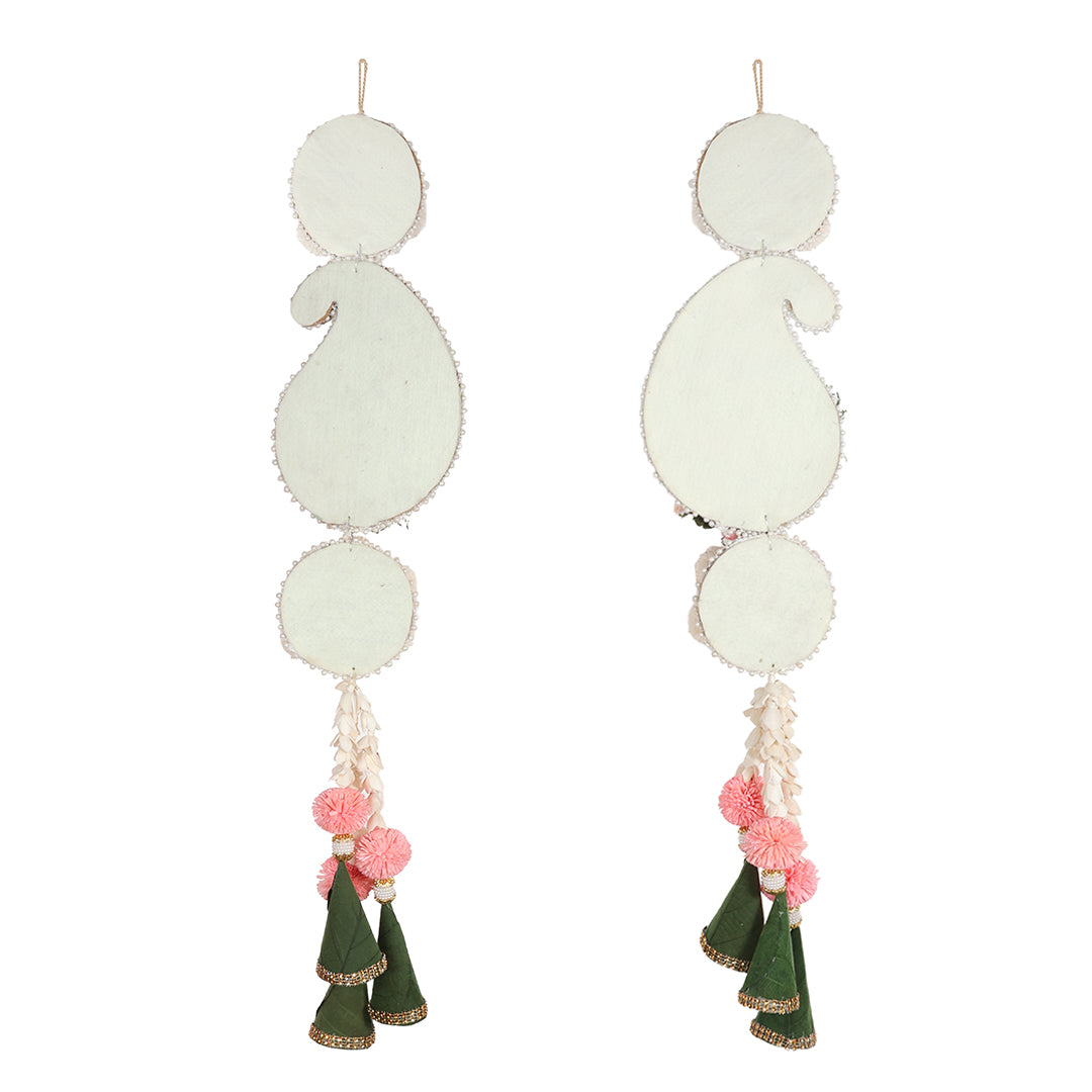 MIsha Dried Botanical Door Hanging -Set of 2