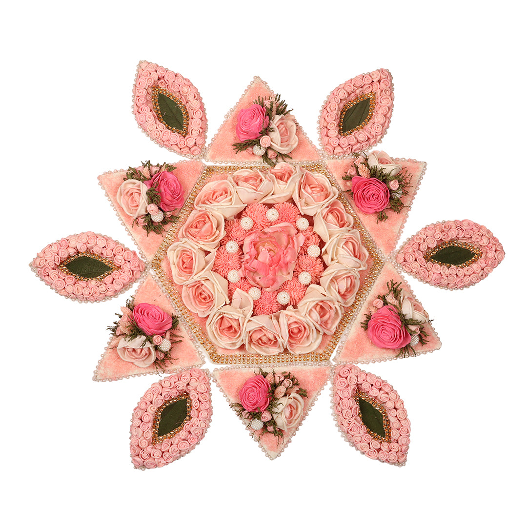 Misha Dried Botanical Rangoli Mat