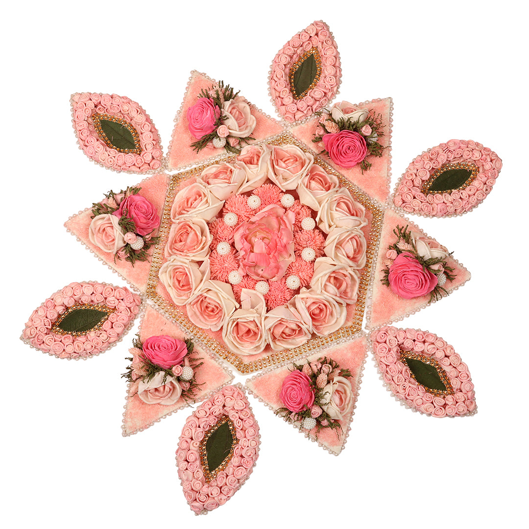 Misha Dried Botanical Rangoli Mat