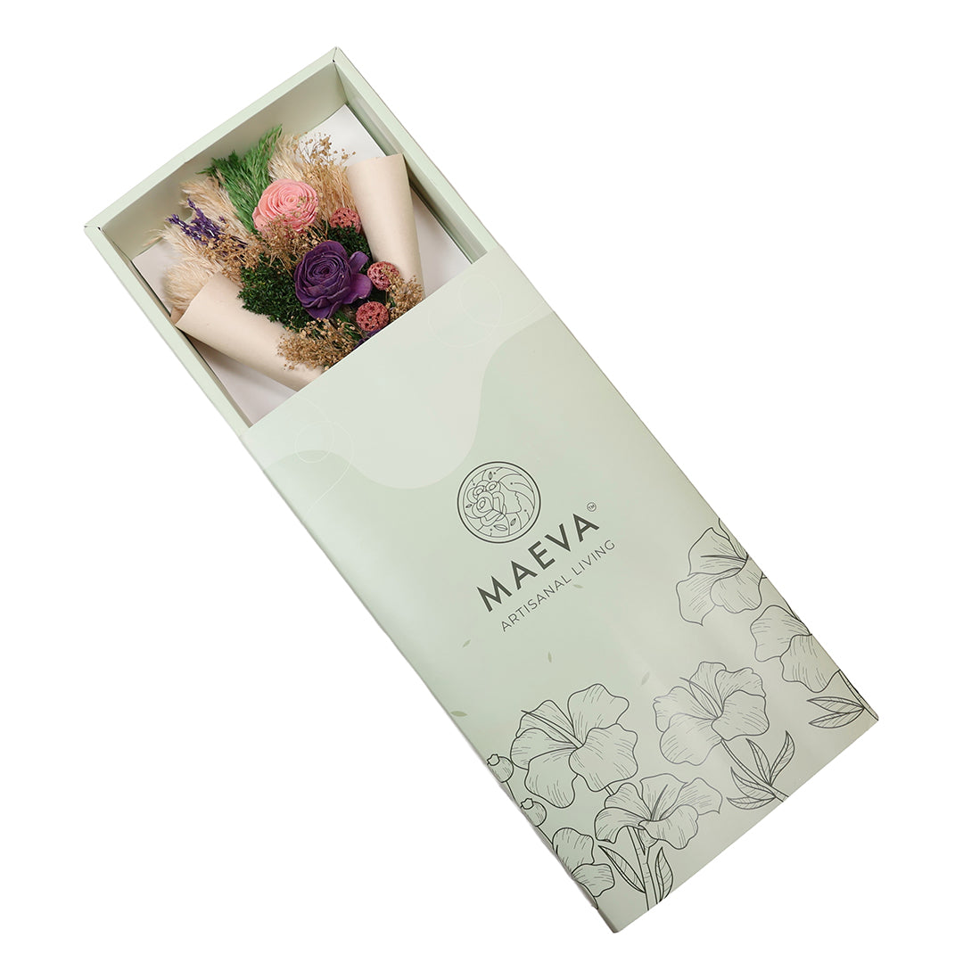 Lavender Hand-Tied Dried Flower Bouquet
