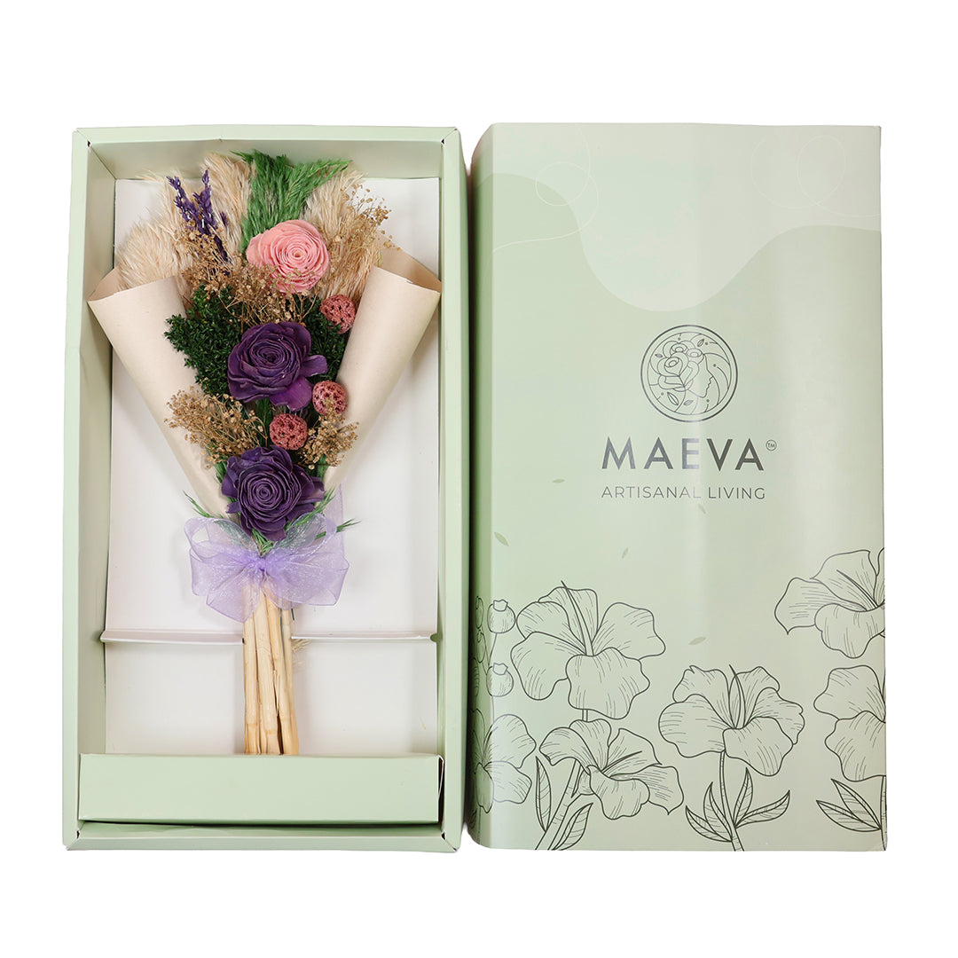 Lavender Hand-Tied Dried Flower Bouquet