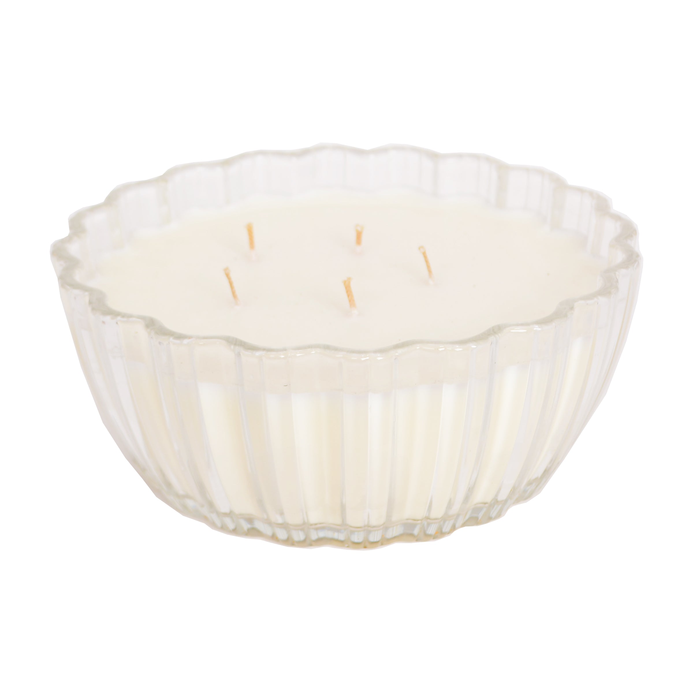 Lavender Woods Scalloped Candle