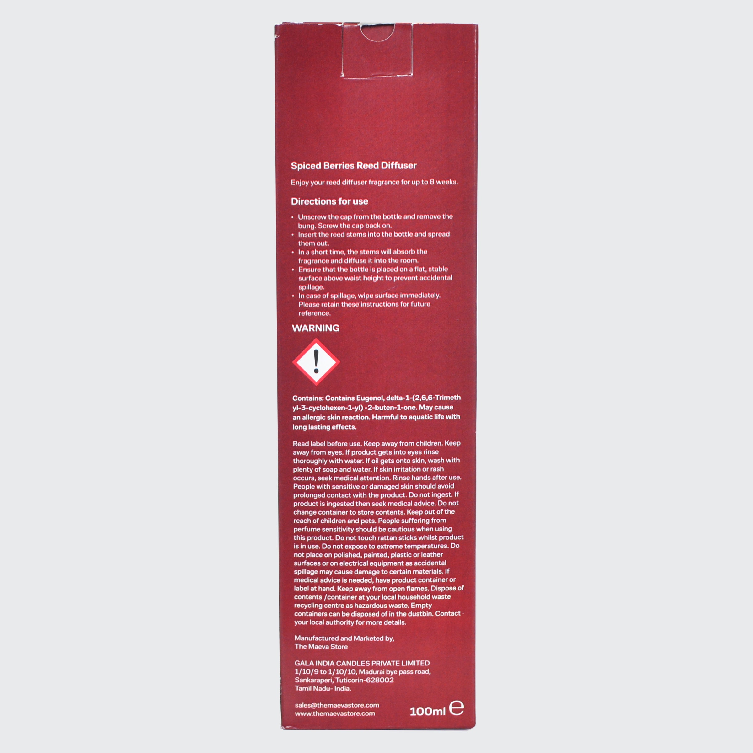 Spiced Berries Reed Diffuser