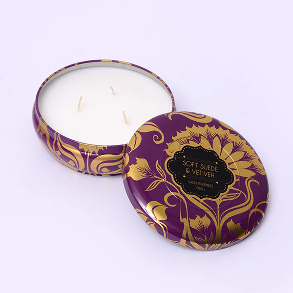 Soft Suede & Vetiver Scented Candle