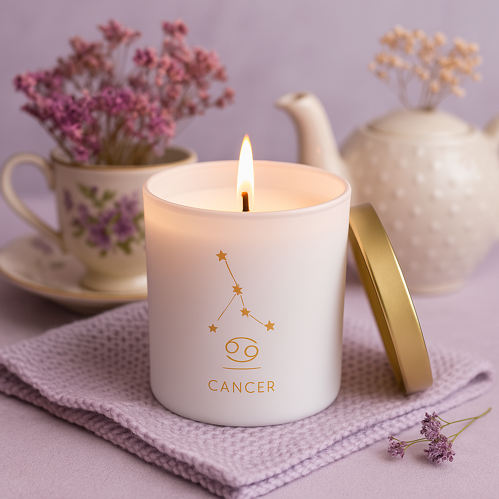 Cancer Zodiac Scented Jar Candle - Set of 2