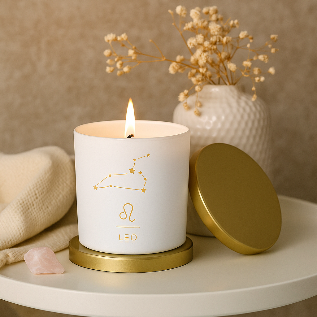 Leo Zodiac Scented Jar Candle - Set of 2
