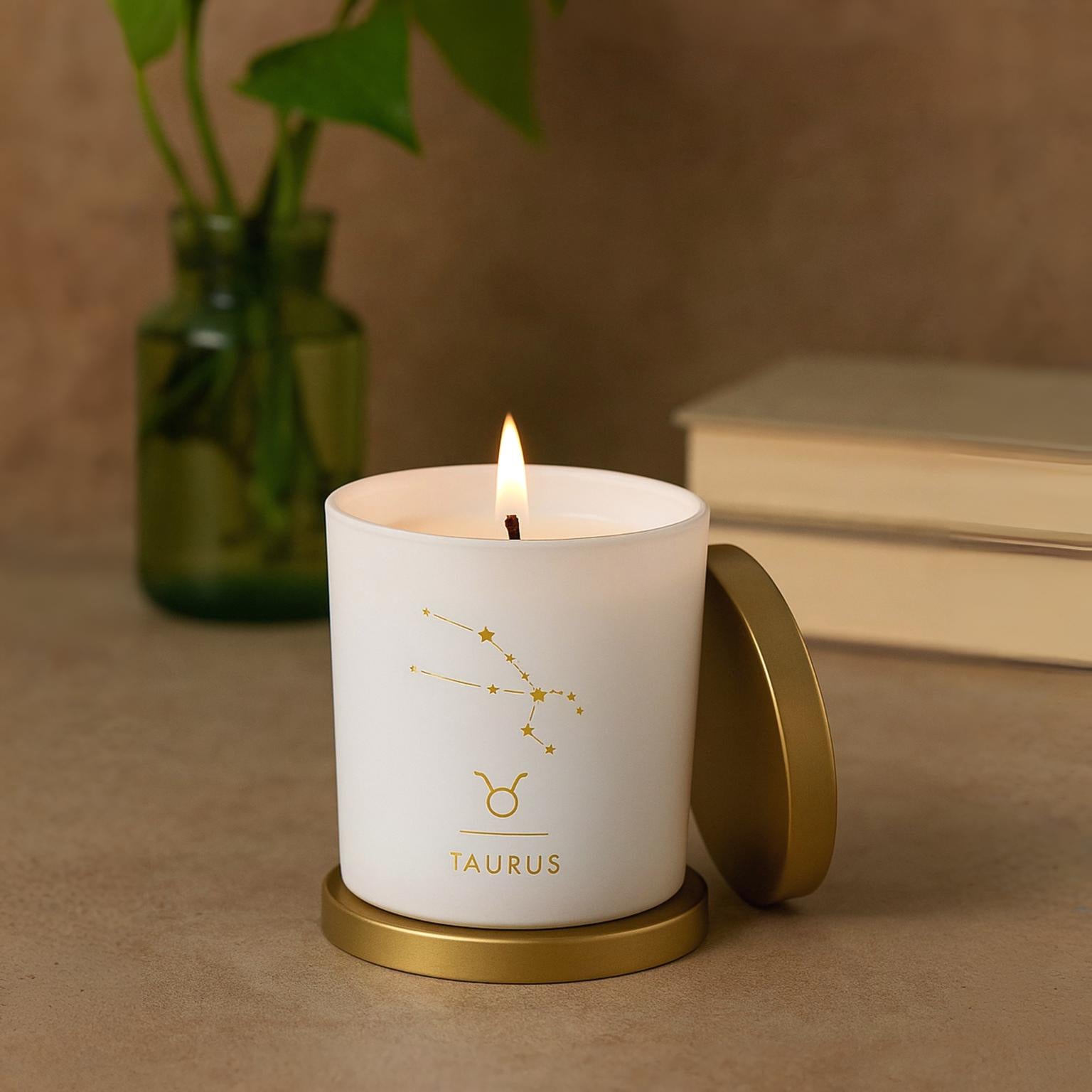 Taurus Zodiac Scented Jar Candle - Set of 2