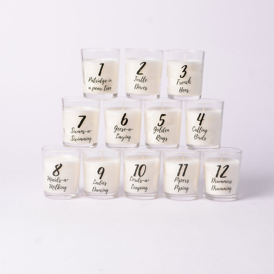 12 Days of X-mas Shot Glasses