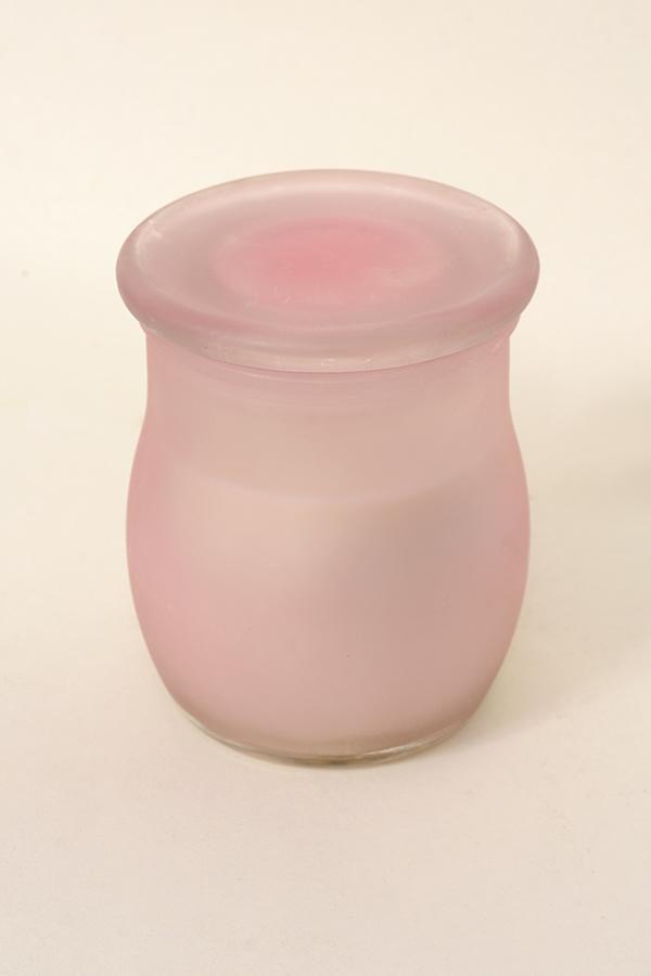 Pink Frosted 10 Oz Candle