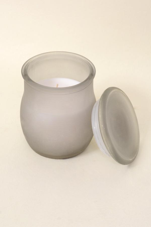 Grey 10 Oz Jar Candle
