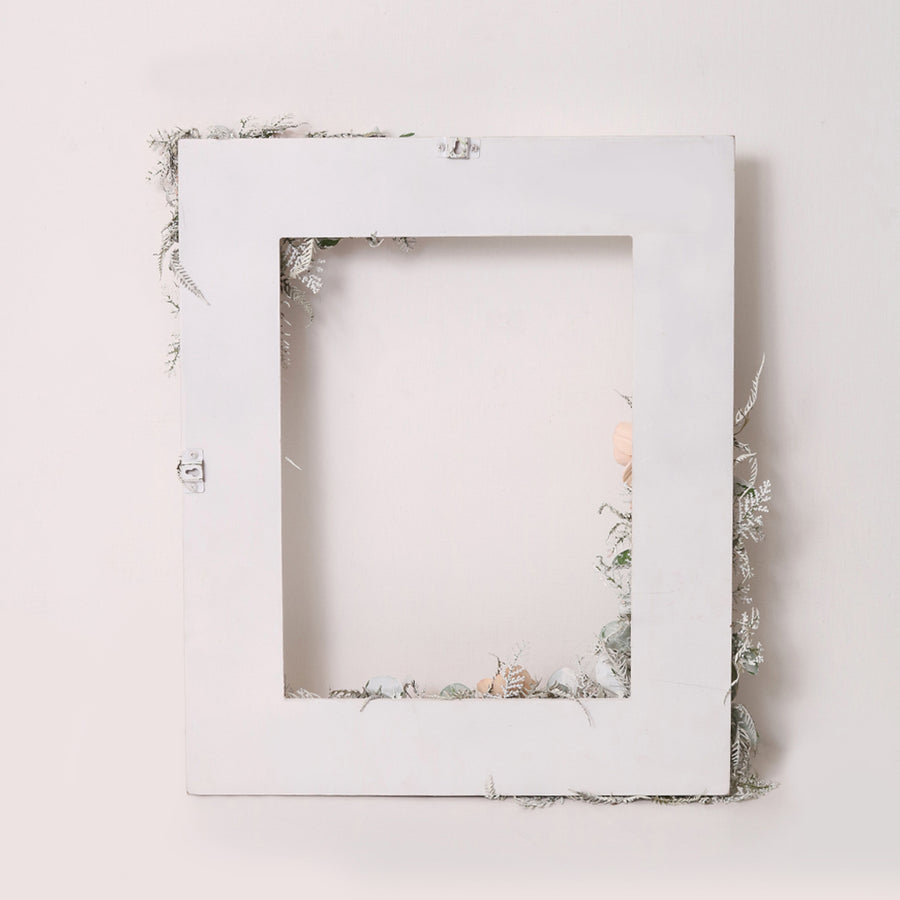 White Royalty Floral Frame The Maeva Store
