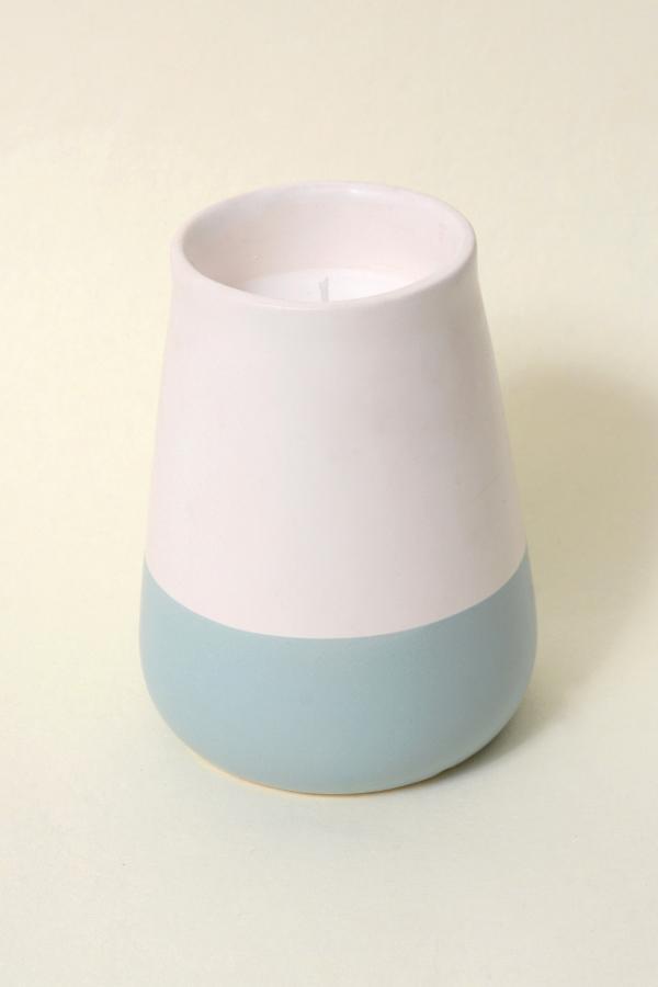 Blue Ceramic Jar Candle