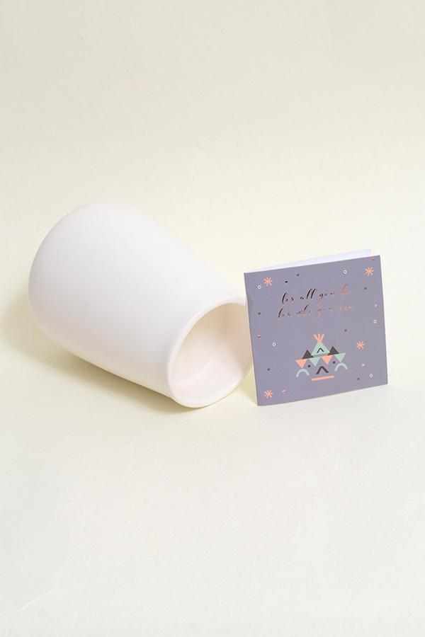 White Ceramic Jar Candle