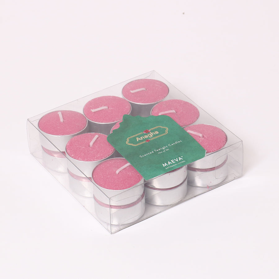Anagha Scented Tealight Candles - Pk of 18