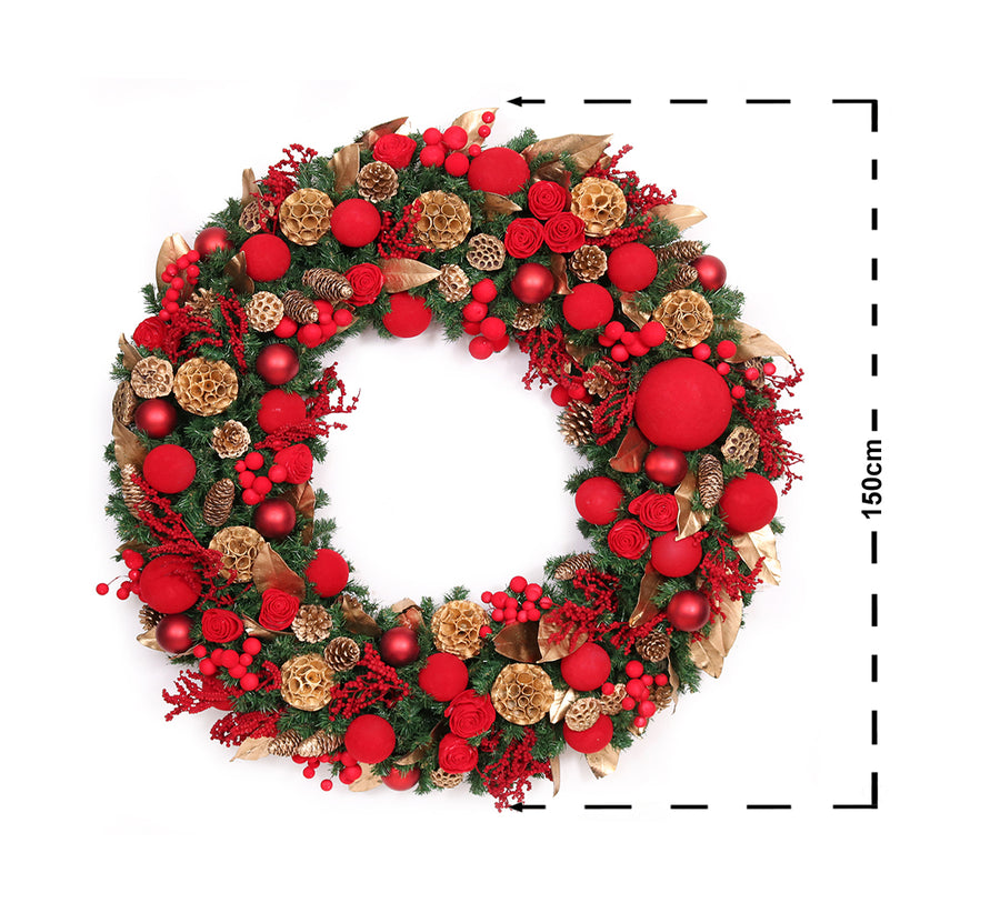Classic Ornament Jumbo Wreath