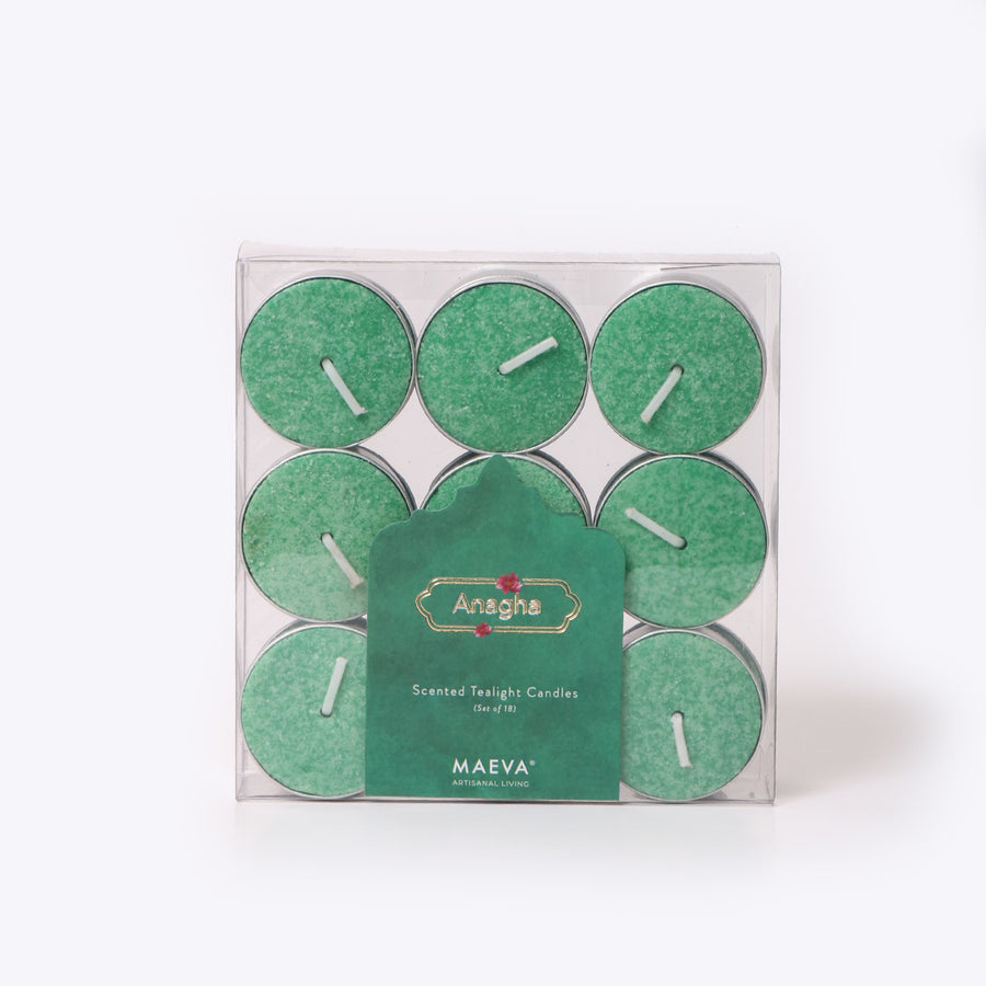Anagha Scented Tealight Candles - Pk of 18