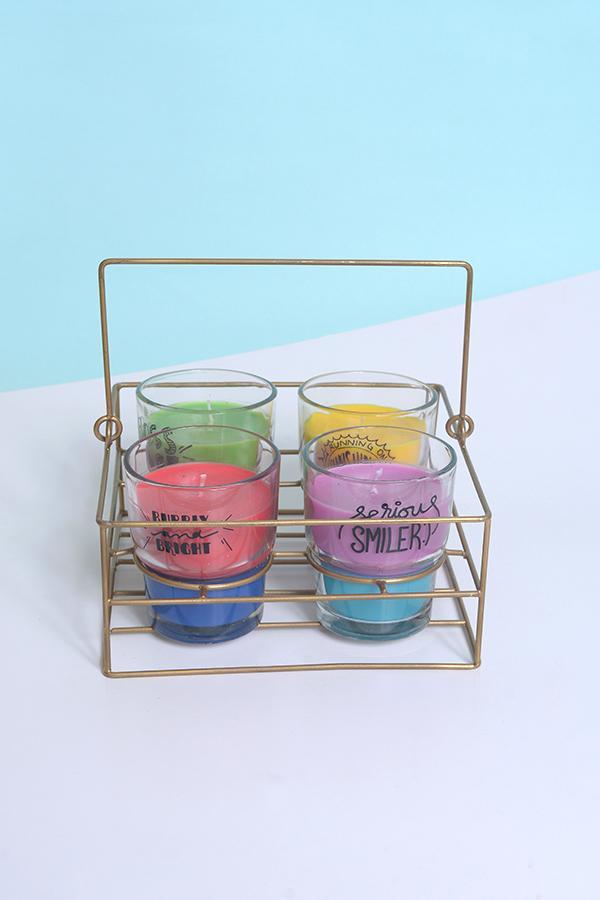 Quirky Tea-Glass Candles
