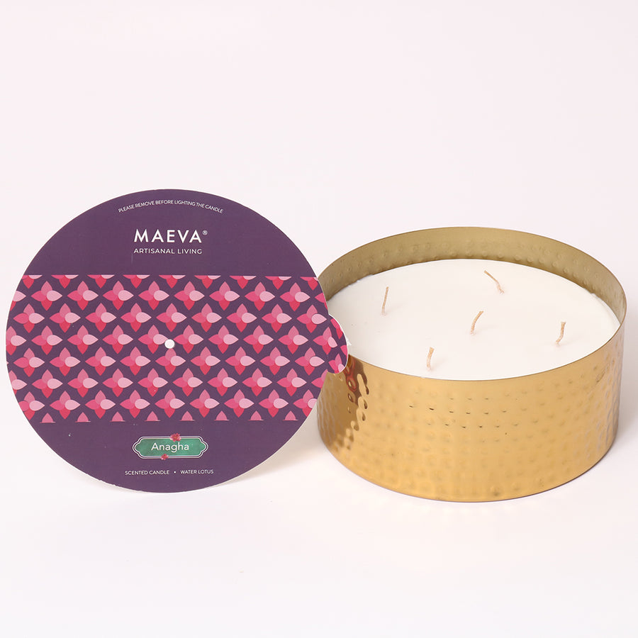 Gold Multi-Wick Scented Candle - Medium