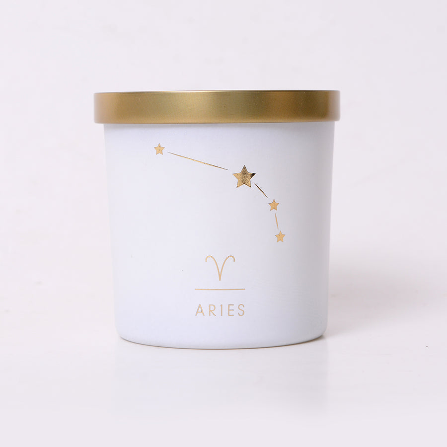 Aries Zodiac Candle - Set of 2