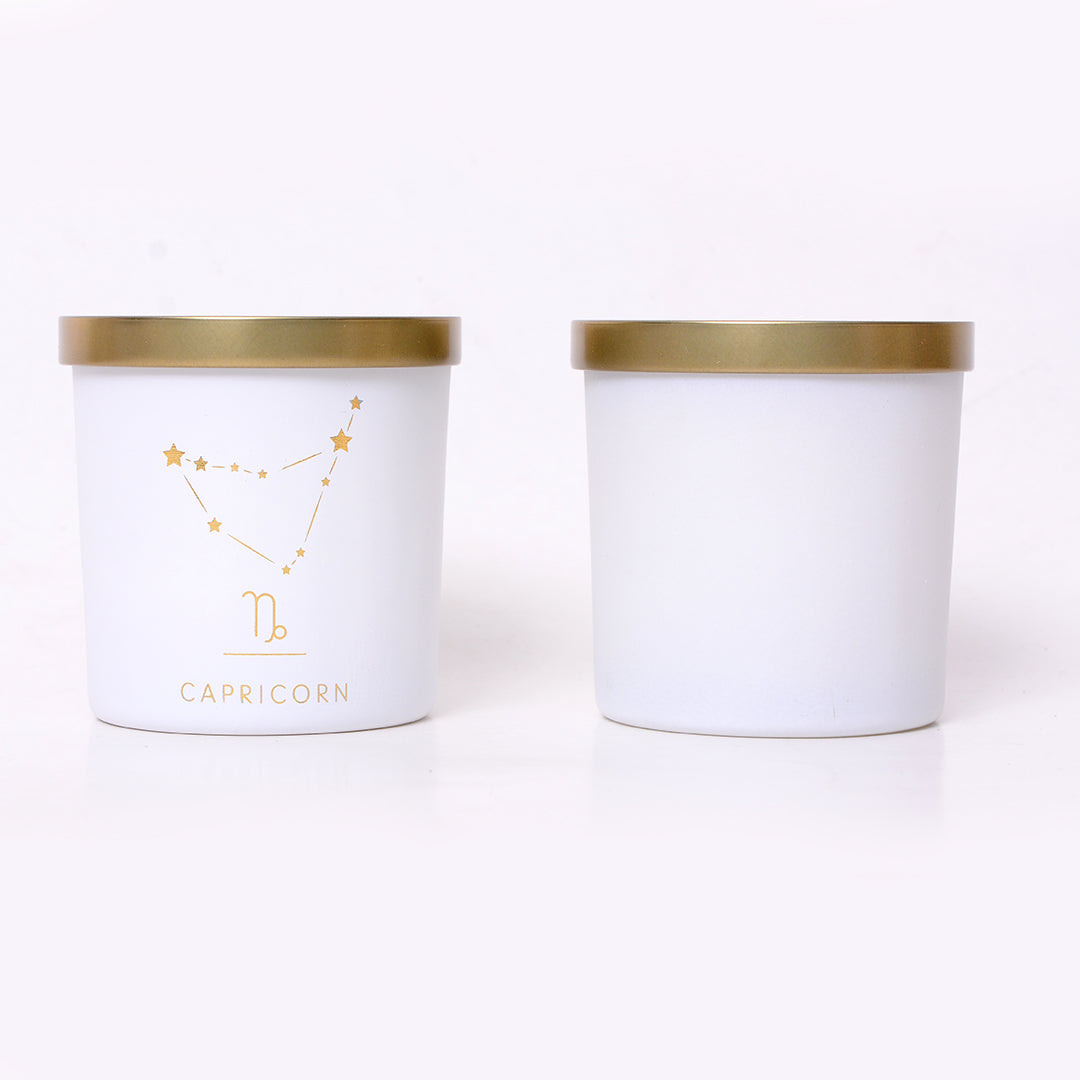 Capricorn Zodiac Scented Jar Candle - Set of 2