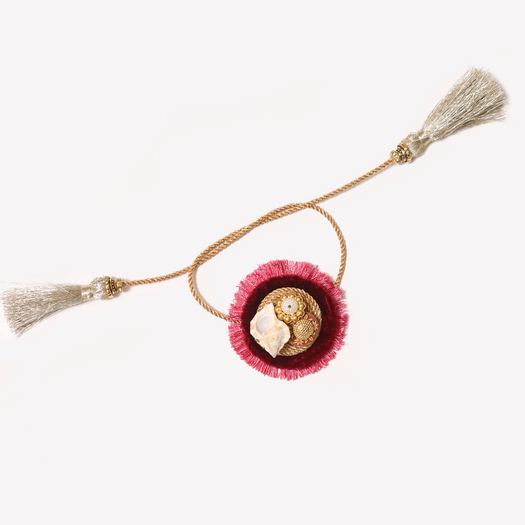 Gulbahaar Coral Rakhi