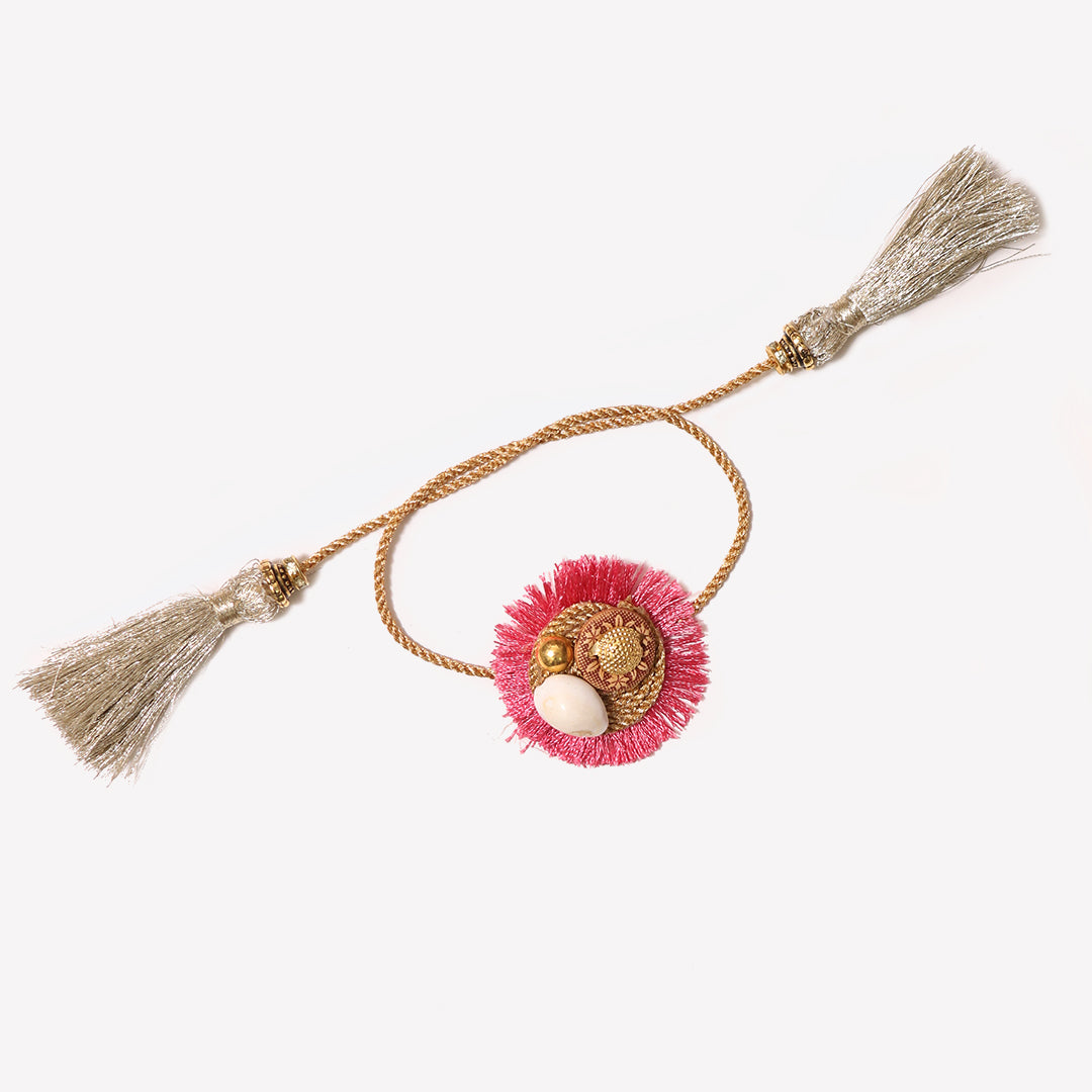 Gulbahaar Coral Rakhi