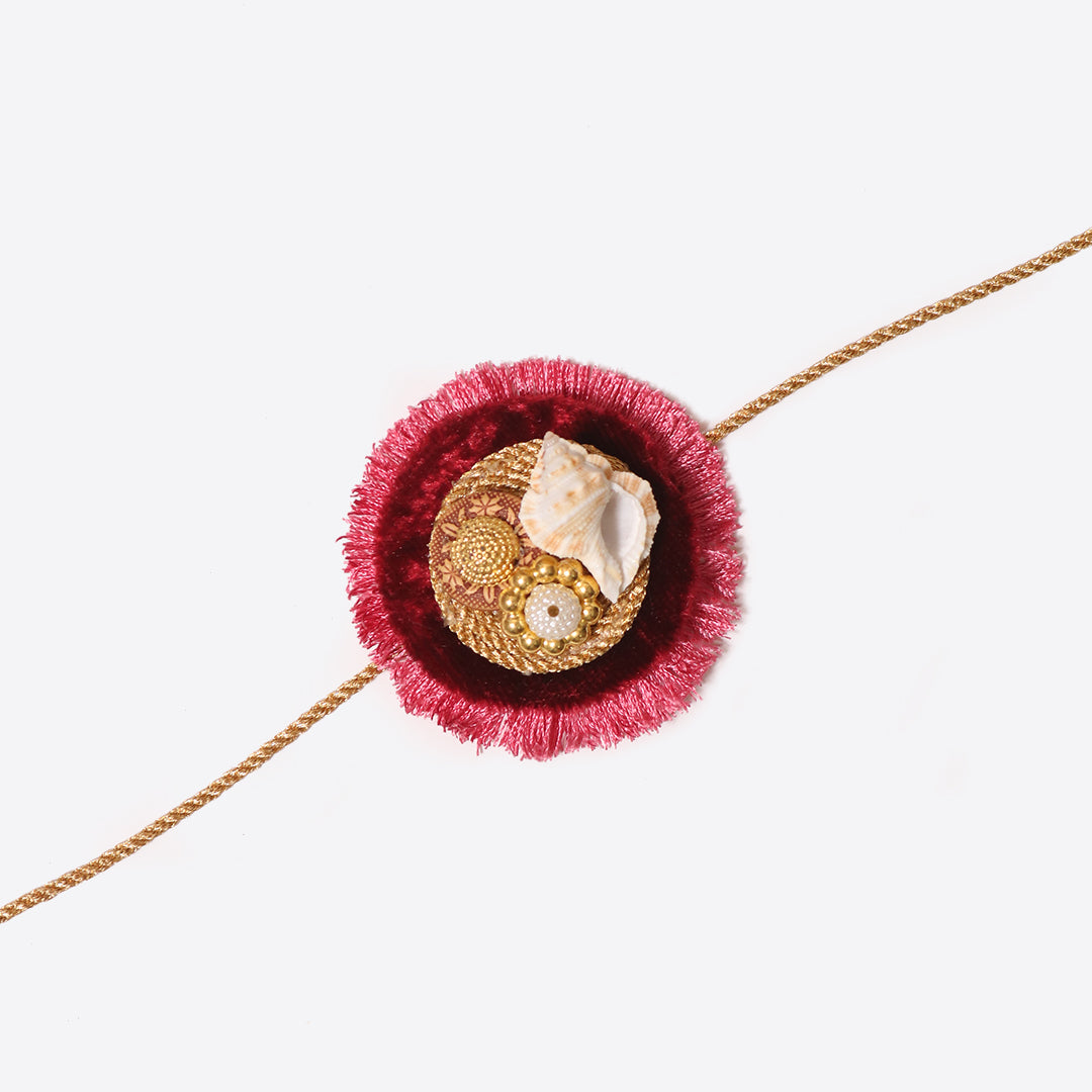 Gulbahaar Coral Rakhi