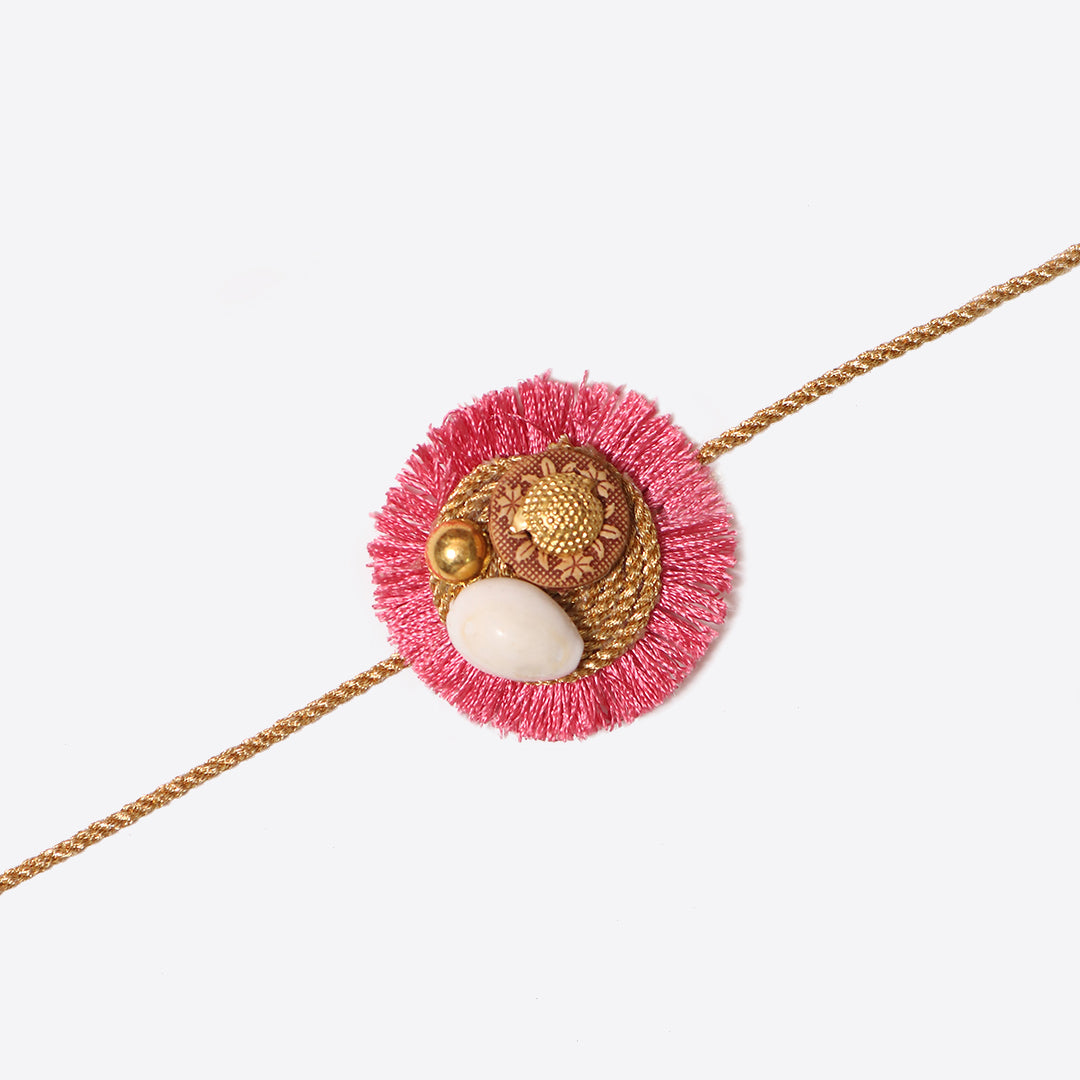 Gulbahaar Coral Rakhi