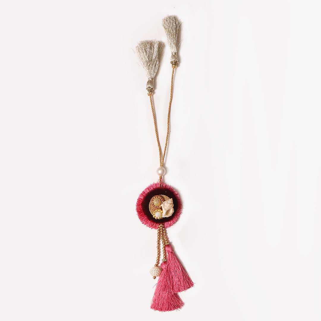 Gulbahaar Coral Rakhi