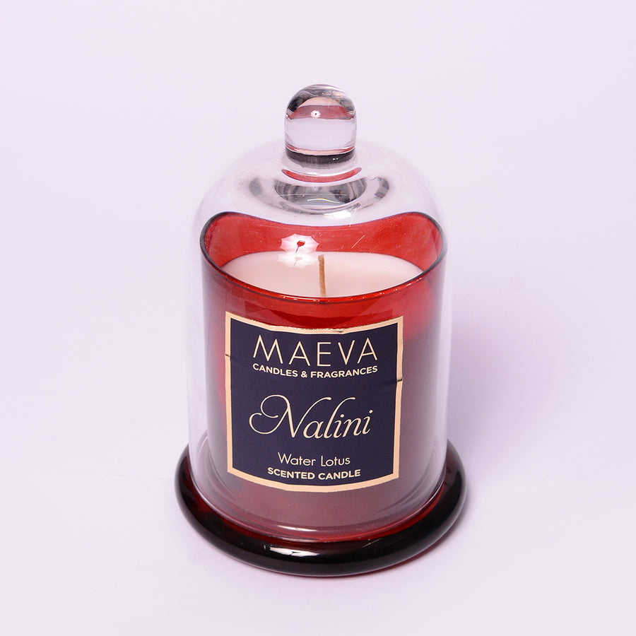 Nalini Red Cloche Jar Candle
