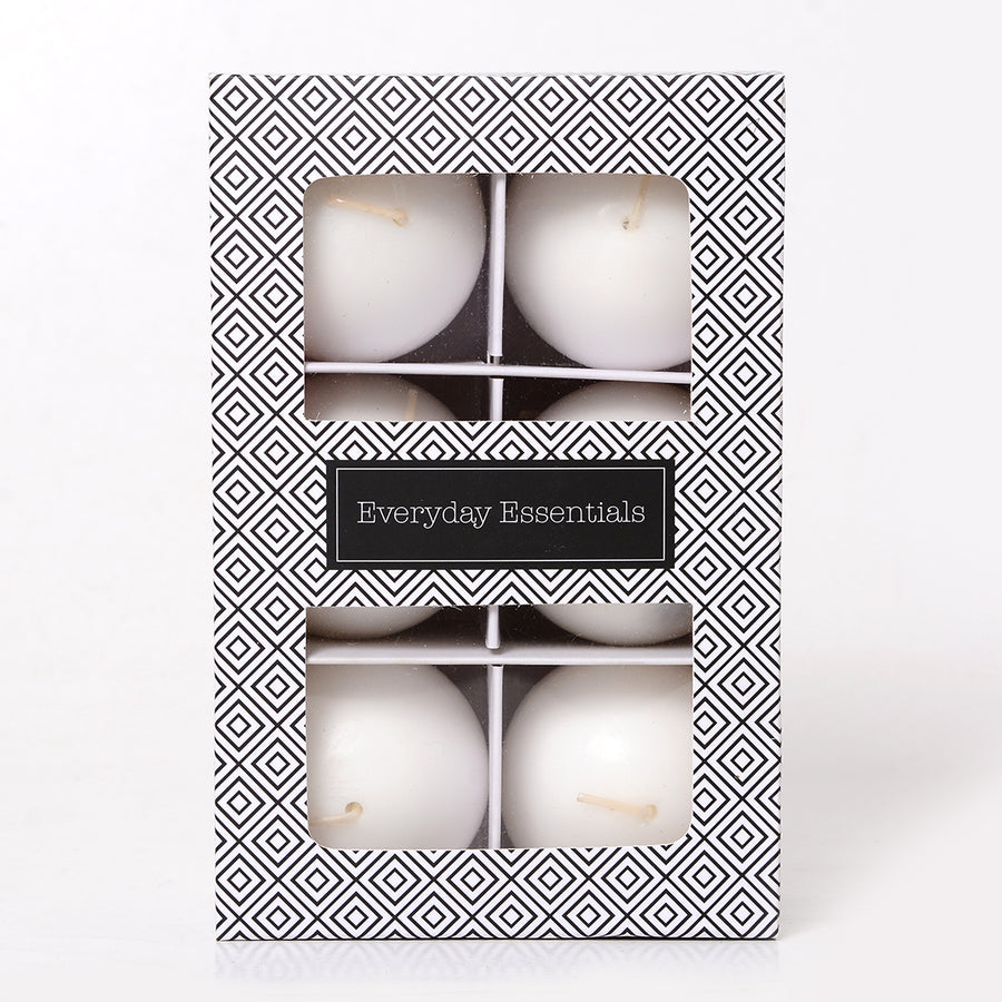 Ball Candles - Pk of 6