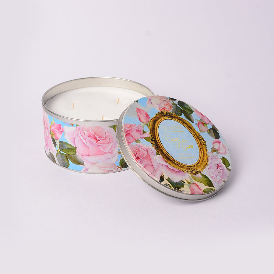 Cupid & Psyche 3 Wick Tin Candle