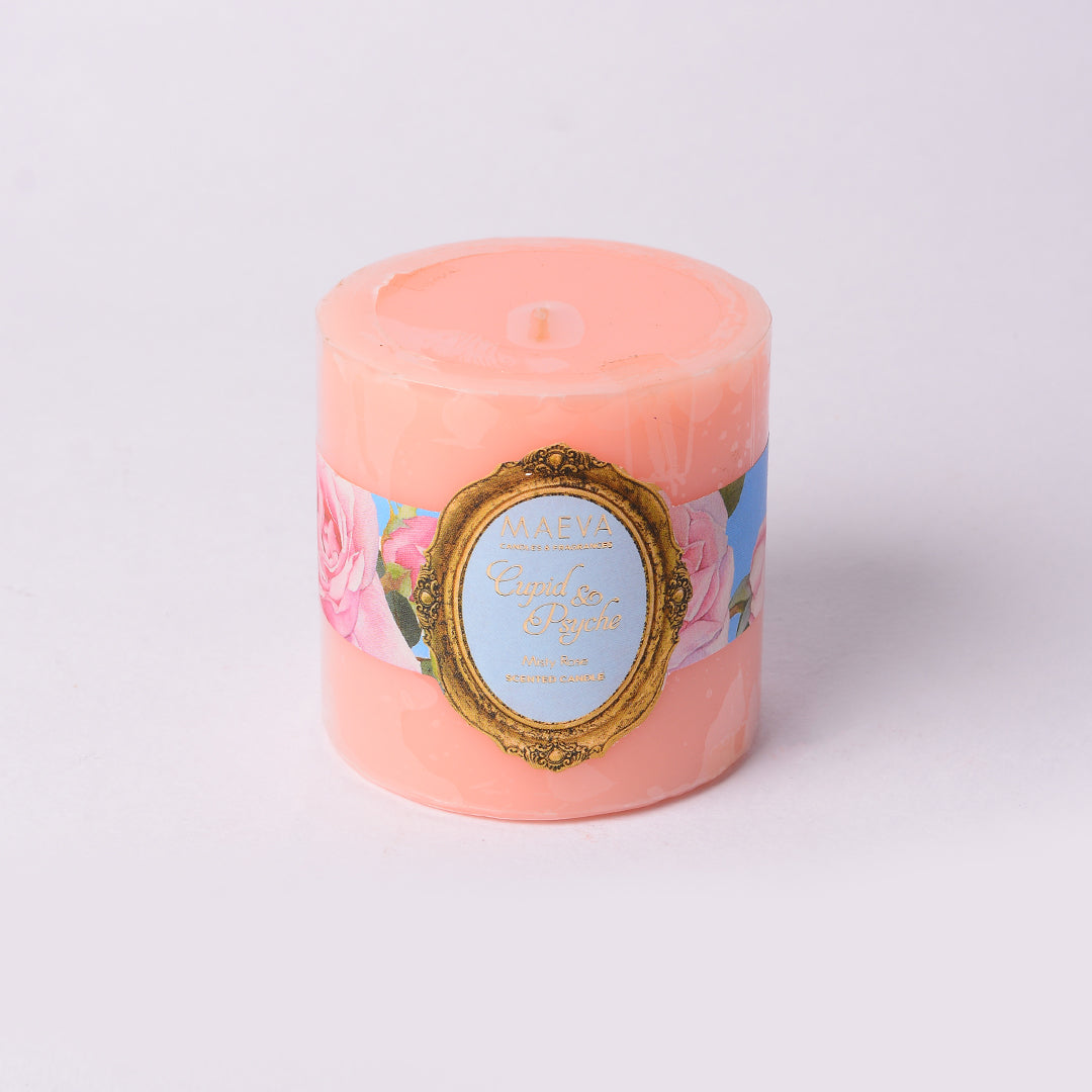 Cupid & Psyche Pillar Candle S The Maeva Store