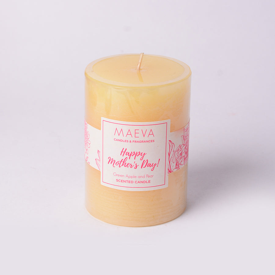 Mothers Day Pillar Candle