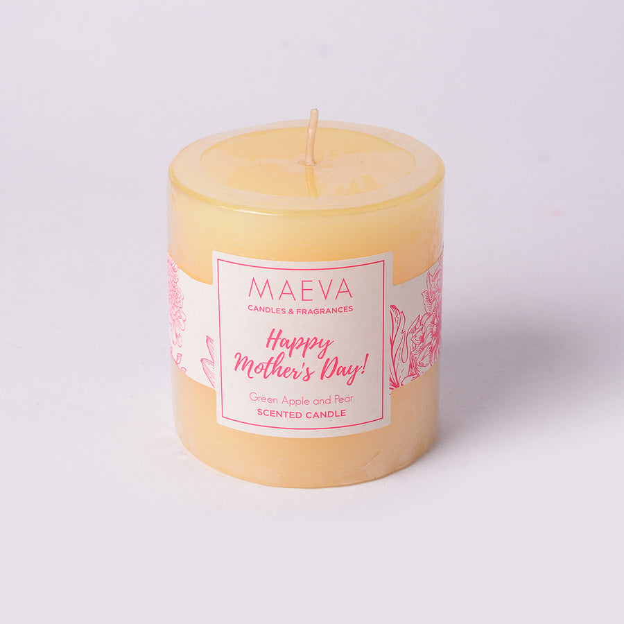 Mothers Day Pillar Candle