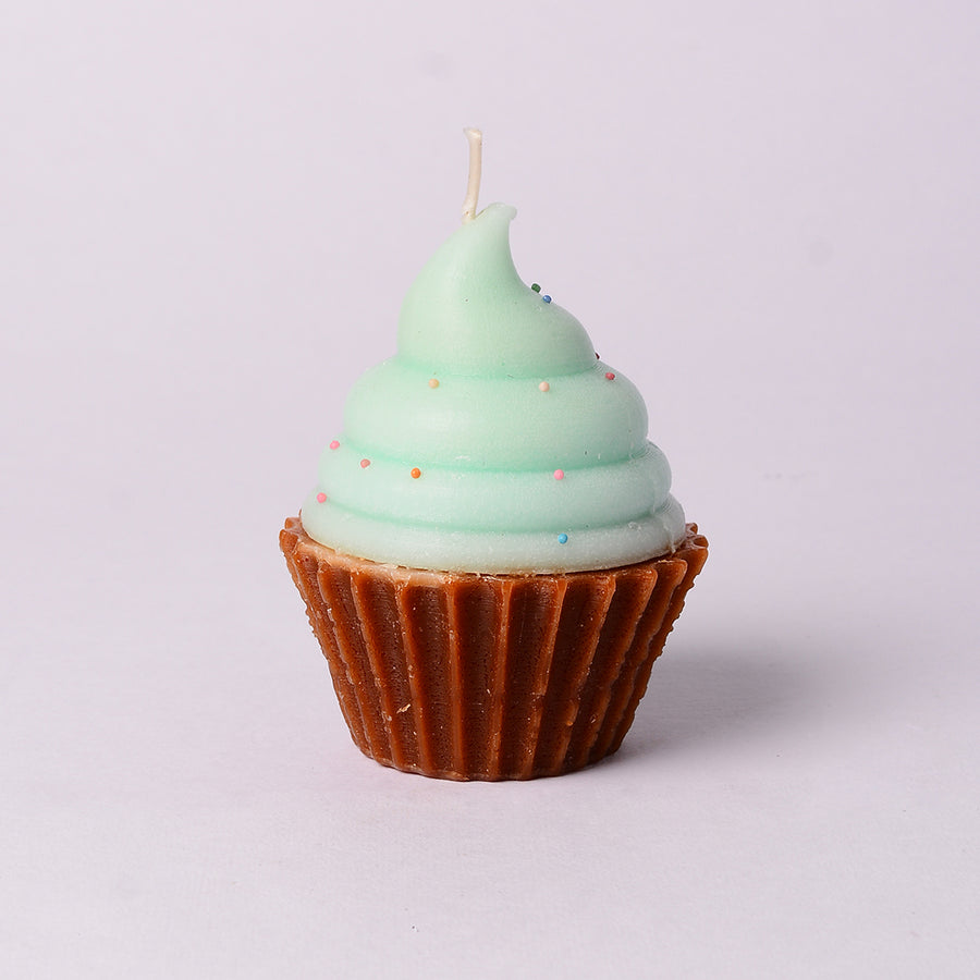 Chocolate Cupcake Candle