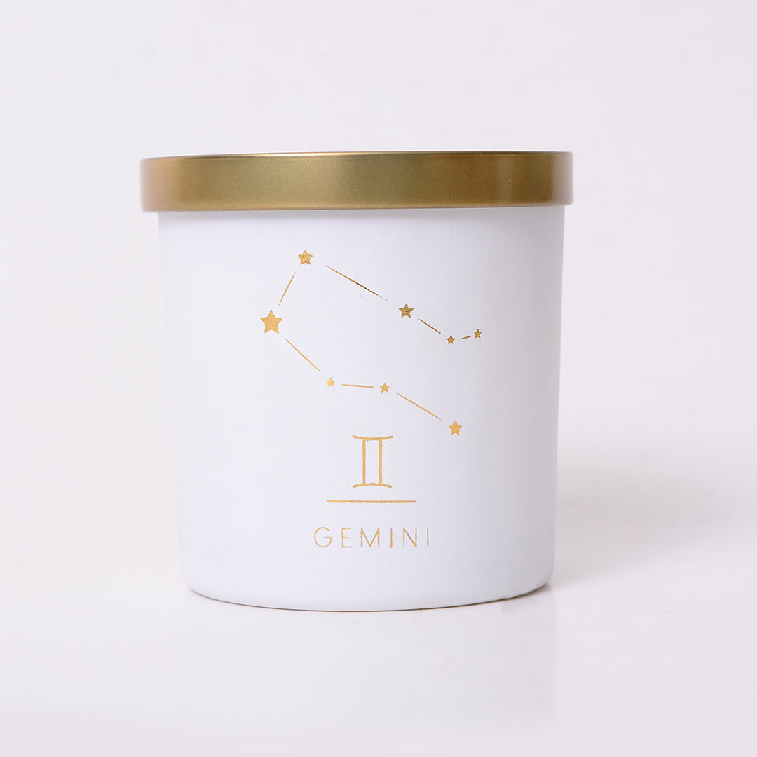 Gemini Zodiac Scented Jar Candle - Set of 2