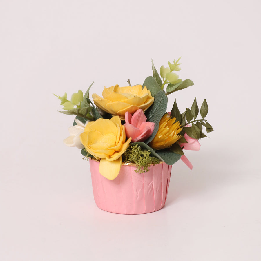 Floral Cupcake - Set of 2