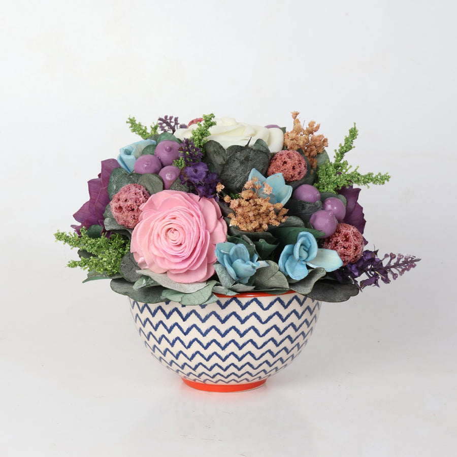 Lavender Bowl Arrangement